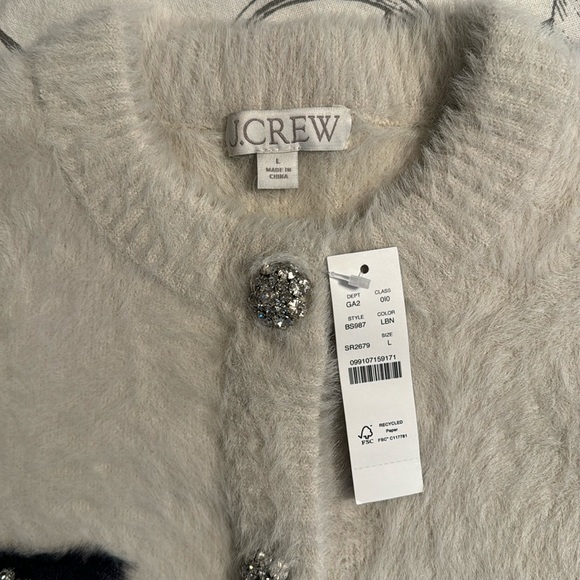 J.Crew Sweater lady jacket in brushed yarn BS987 - Picture 5 of 12